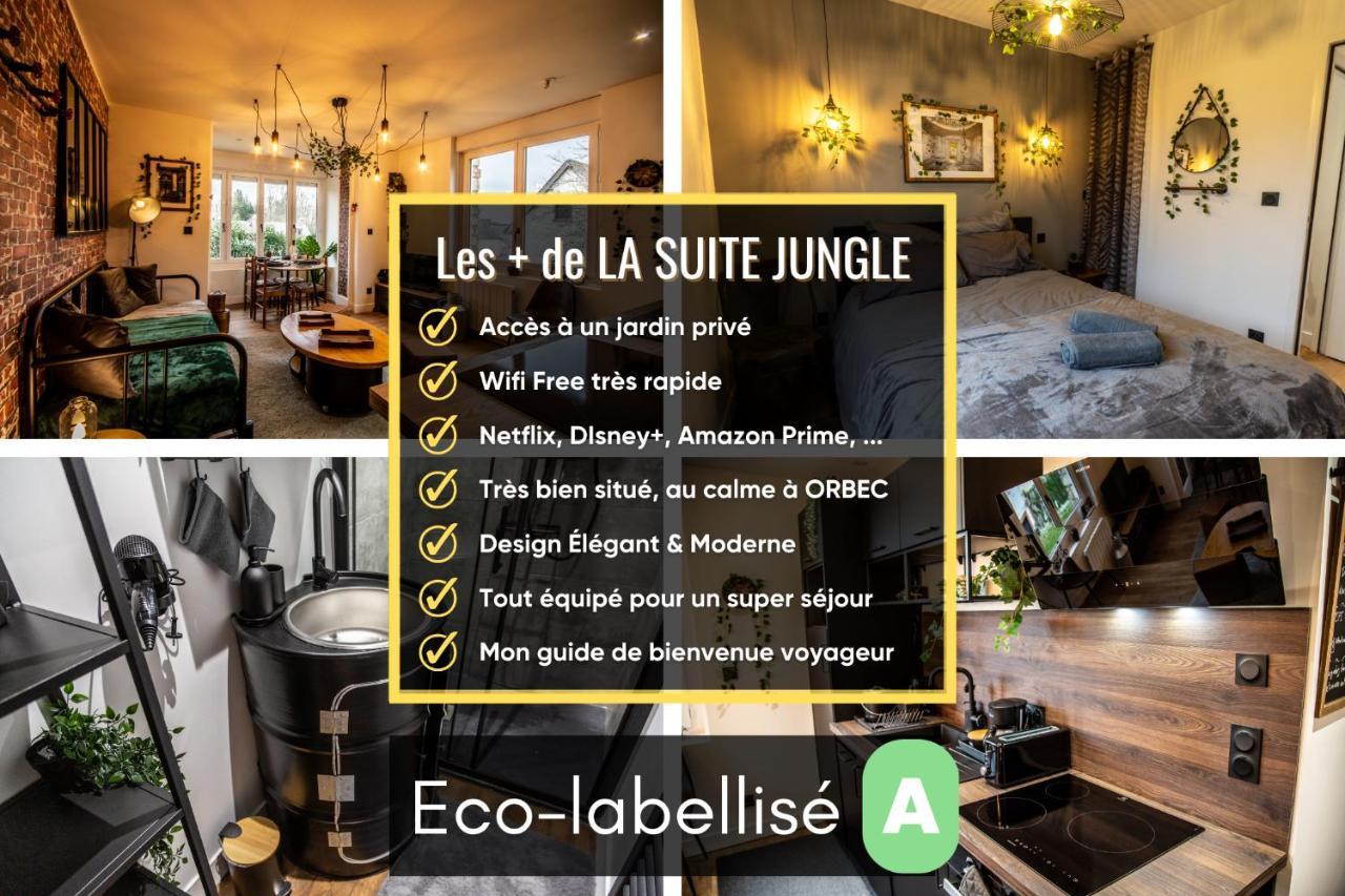 Suite Indus - Jardin, Netflix Et Parking - Le Manoir Aux Pommes Orbec ภายนอก รูปภาพ